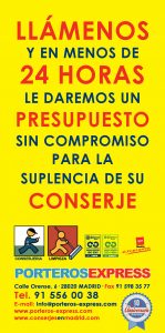servicios de suplencia conserjería